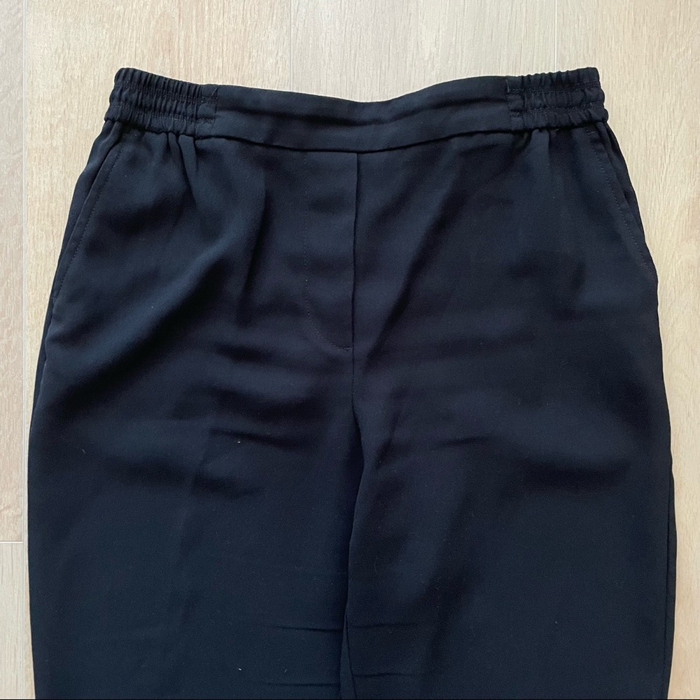 ANTHROPOLOGIE Essentials Pull-on Black High Waisted Pants - Picture 3 of 13